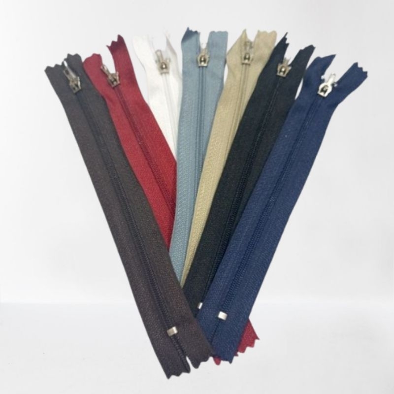 6 pcs Sleting / Resleting No 3 Untuk Celana / Rok