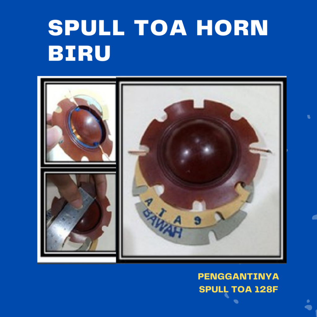SPUL HORN ZH-5025B 5025 BM PENGGANTI SPUL SP 128F TOA LAMA TOA 25 50 WATT SPULL DIAPHRAGMA PLATINUM
