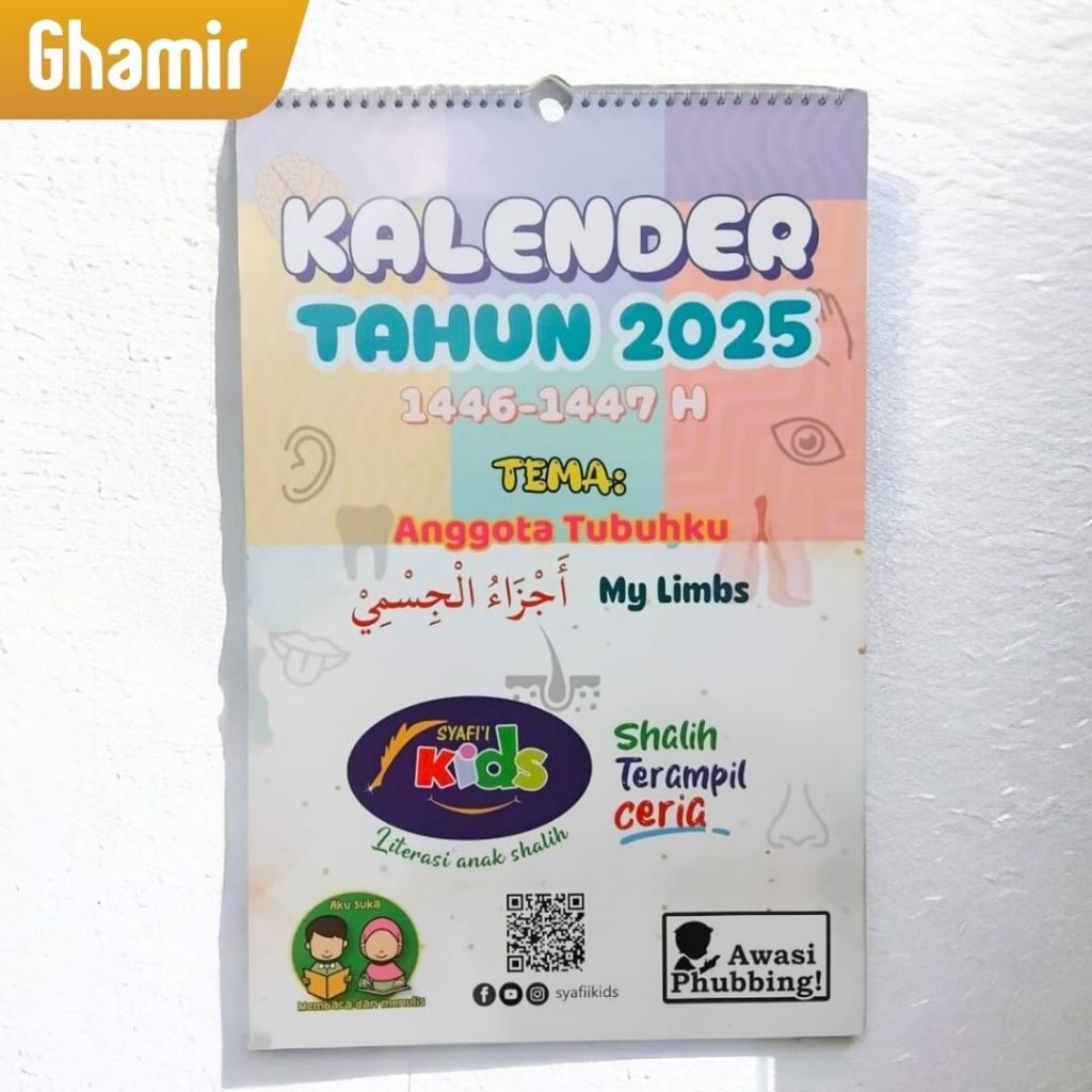 

Kalender Dinding 2025 Edukasi Anak Shalih - Kalender Anak 2025 - Original Pustaka Imam Syafii