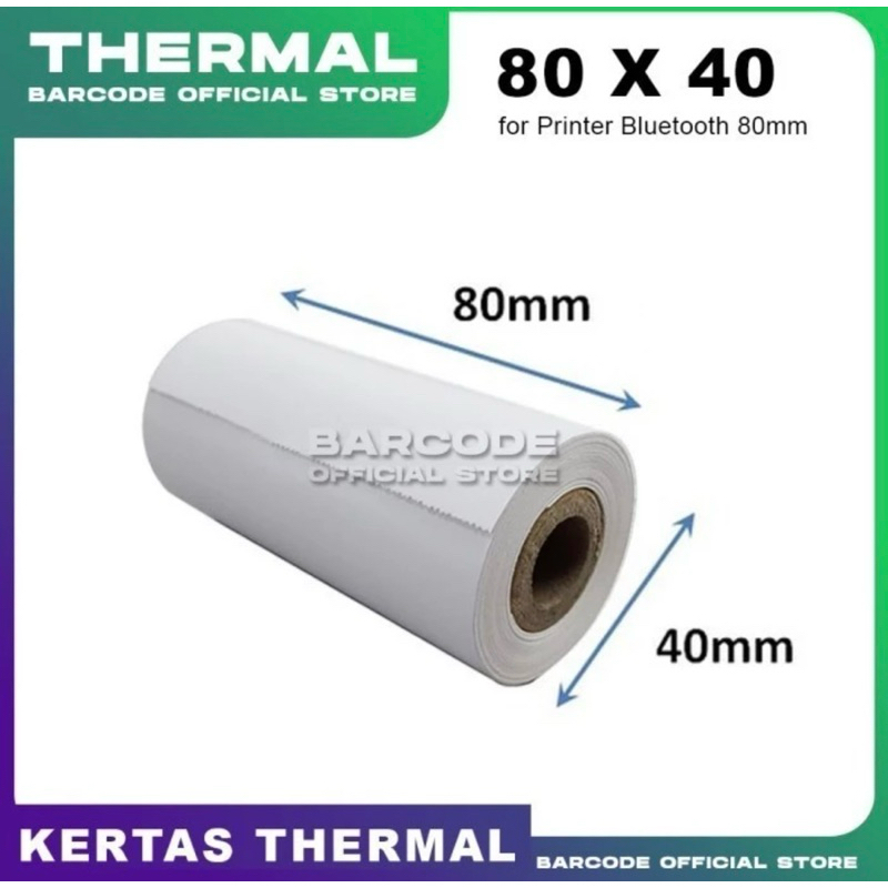 

kertas thermal printer barcode corelesss