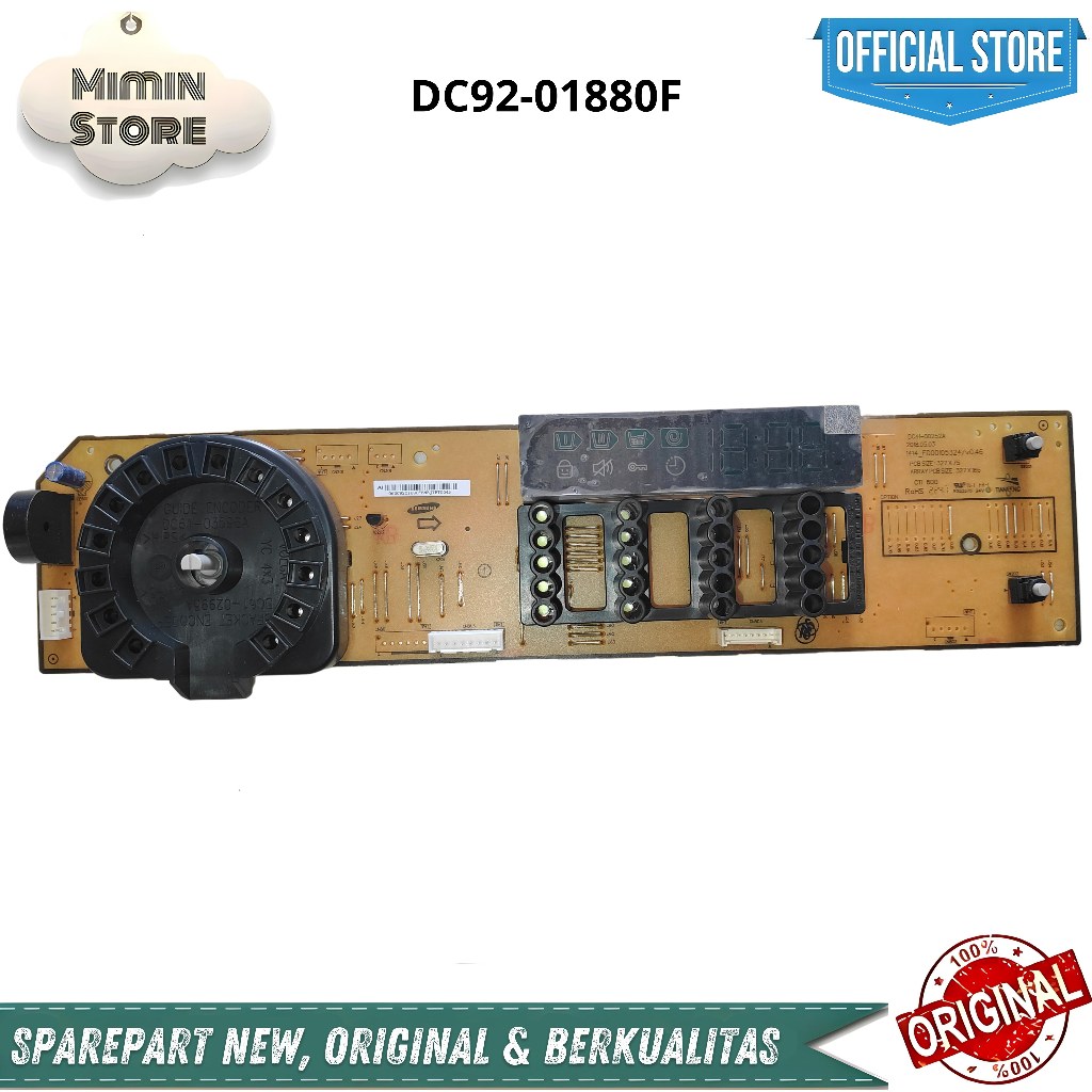 MODUL PCB DISPLAY MESIN CUCI SAMSUNG ORIGINAL WW75K5210YW