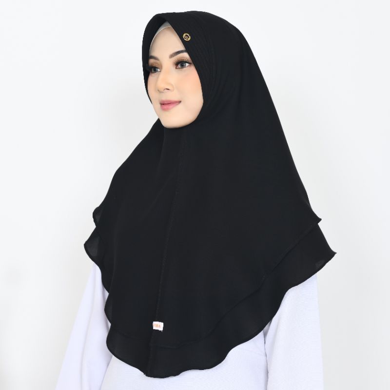 Elvira - Hijab Khimar abaya premium (2 layer)