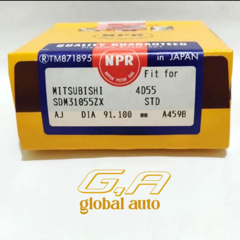 RING SEHER PISTON L300 4D55 4D56 NPR