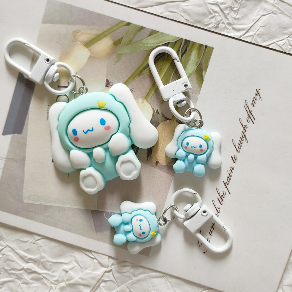 Ready Stok 1pcs Gantungan Kunci Cinnamon Dog