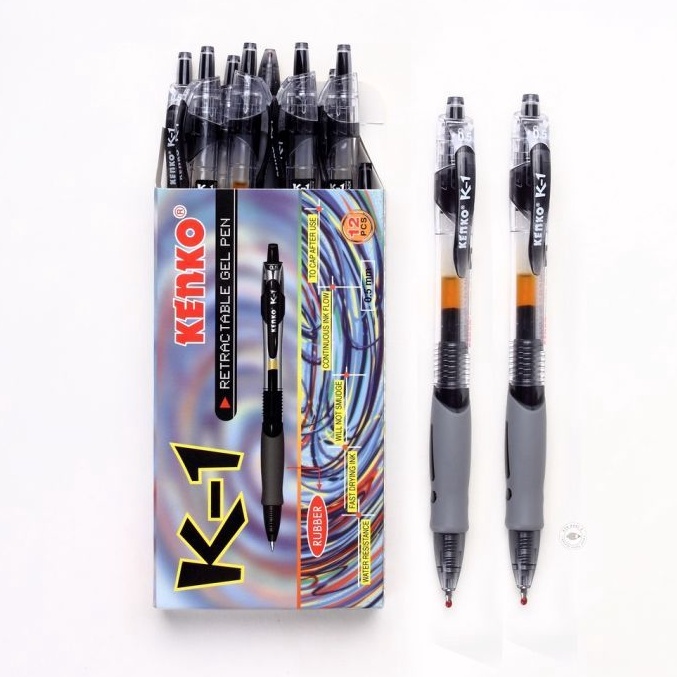 

ART M2I KENKO Bolpen kenko K1 Hitam set 12pcs