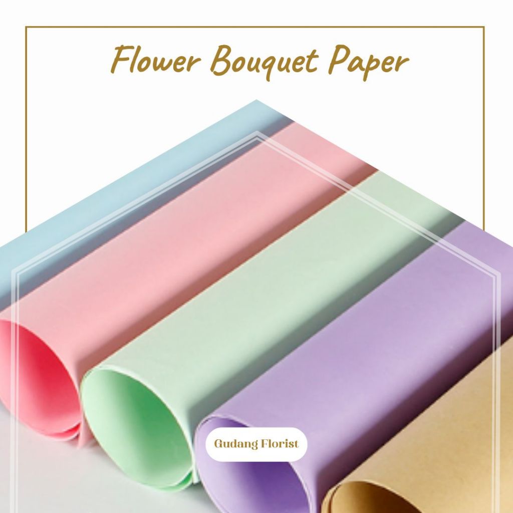 

FLOWER BOUQUET PAPER / CELLOPHANE / KERTAS KADO / KERTAS BUKET / KERTAS BUNGA / TIDAK TRANSPARAN