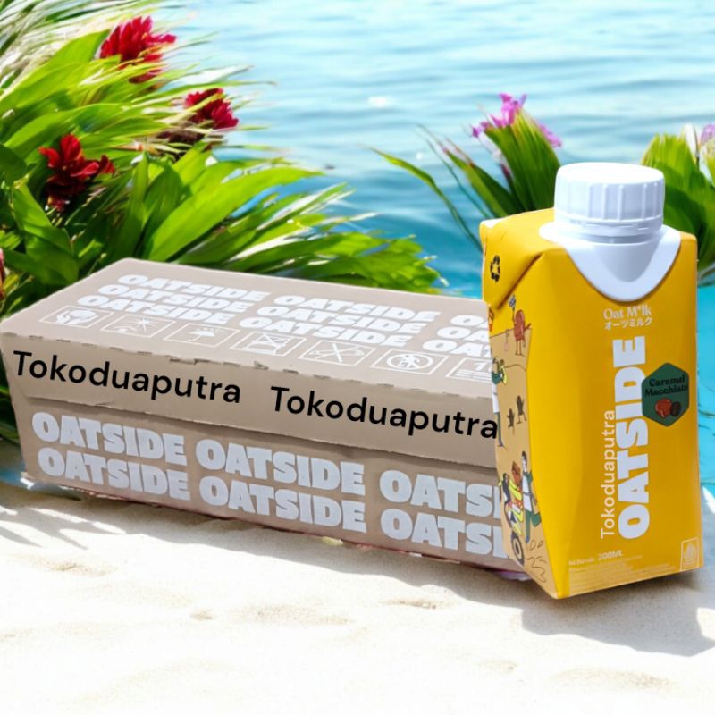 

OATSIDE Caramel Macchiato oat milk 200 ml X 24 pcs /Susu Oat Oatside Caramel Macchiato 200 ml