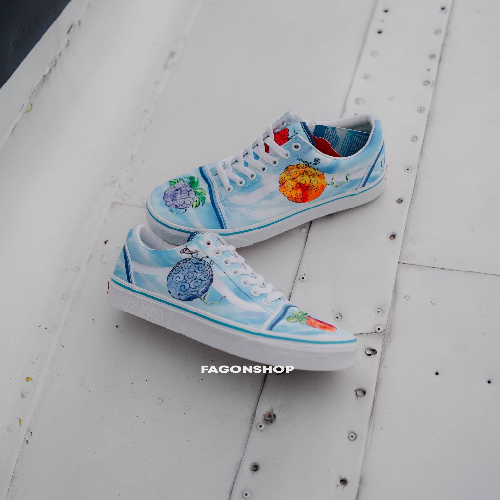 OLDSKOOL X ONE PIECE 'DEVIL FRUIT' ORIGINAL 100%