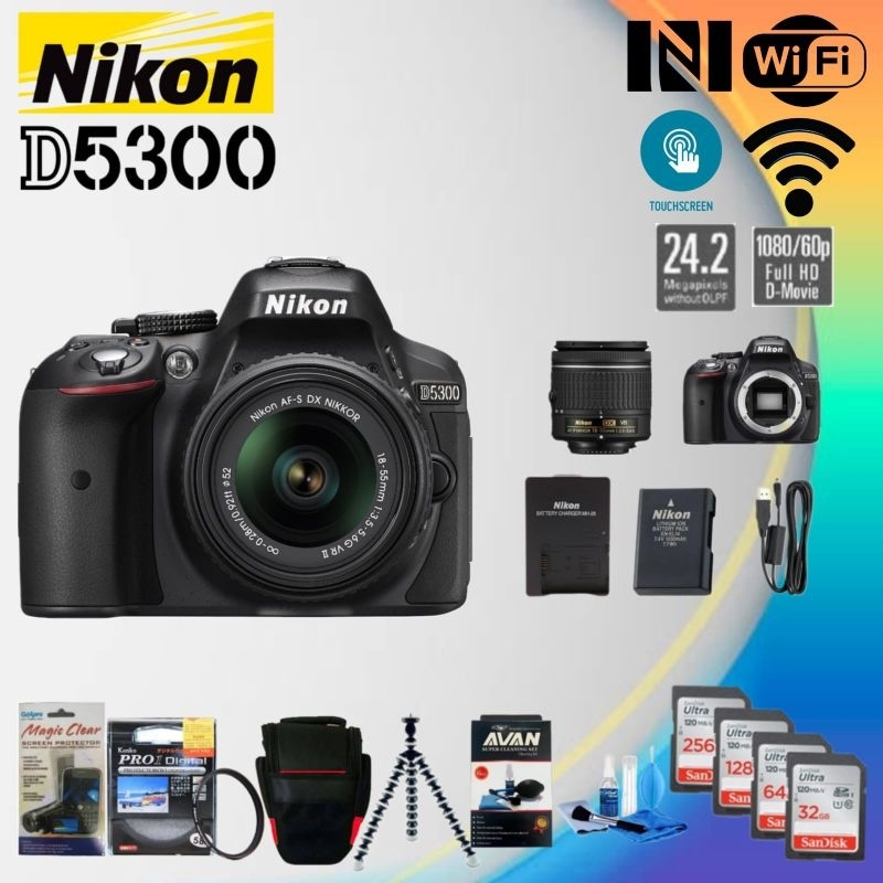NIKON D5300 LENSA 18-55MM BERGARANSI ORIGINAL