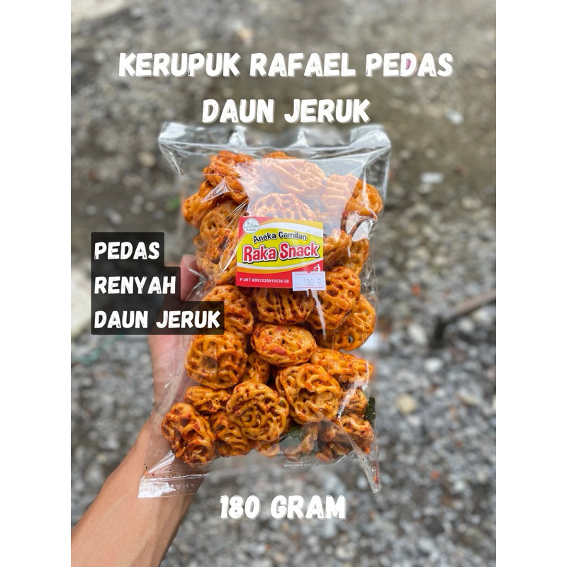 

KERUPUK SEBLAK RAFAEL DAUN JERUK 180gram