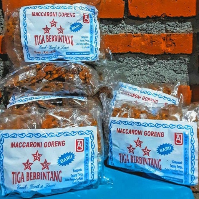 

[JAJAN JADUL] Makaroni Tiga Bintang Isi 25 Pcs