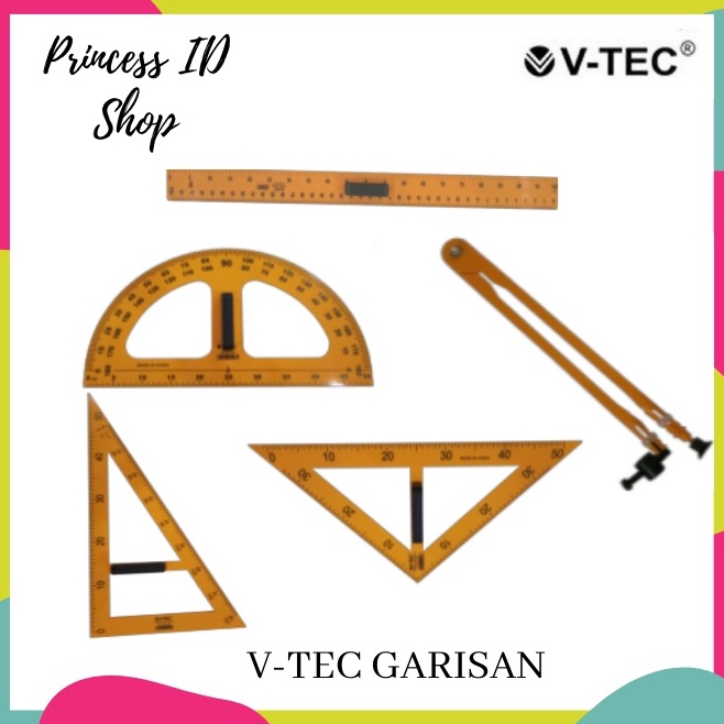 

ART C8S3 PENGGARIS PLASTIK MOTIF KAYU SET ISI 5 VTEC