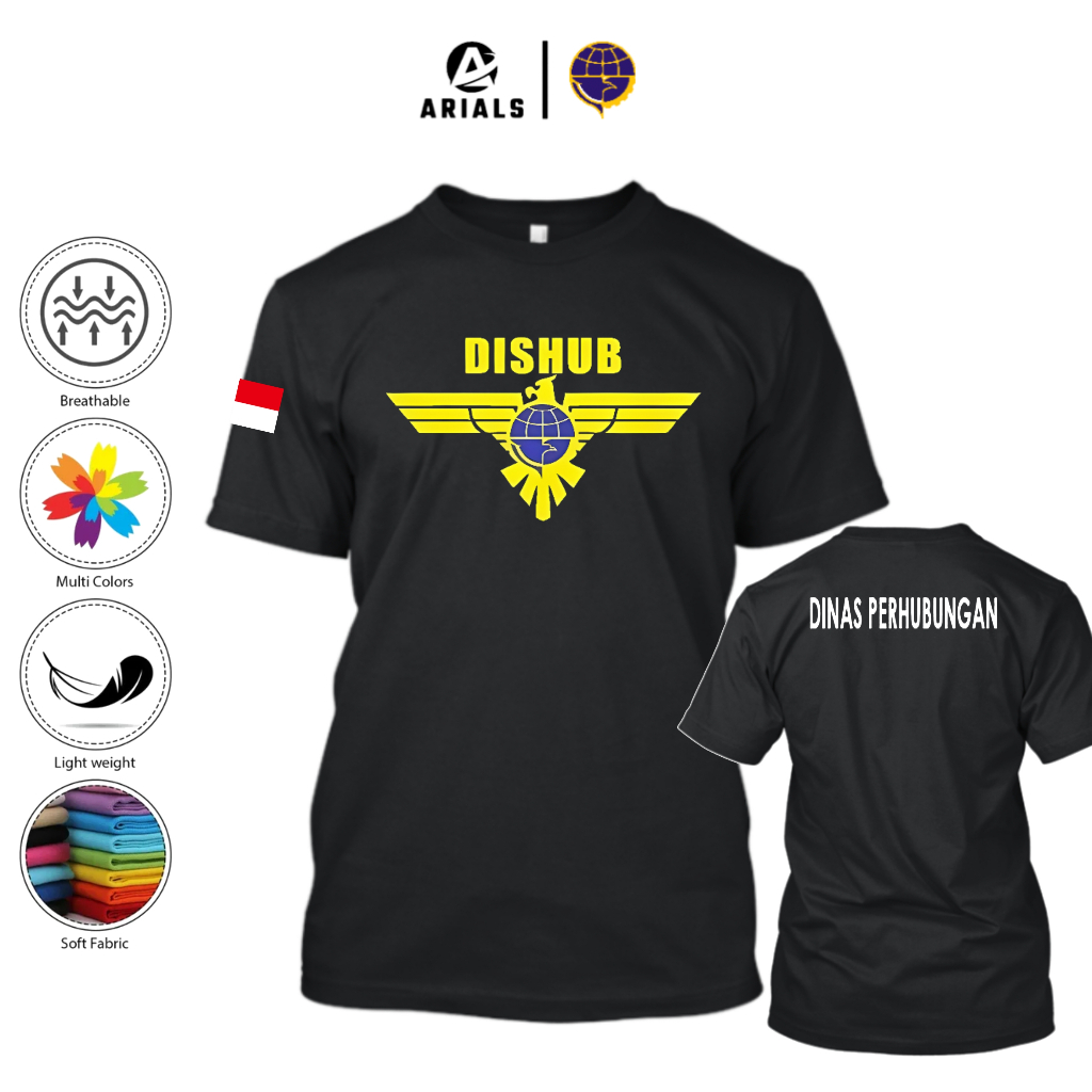 Arials Kaos Baju DINAS PERHUBUNGAN DISHUB