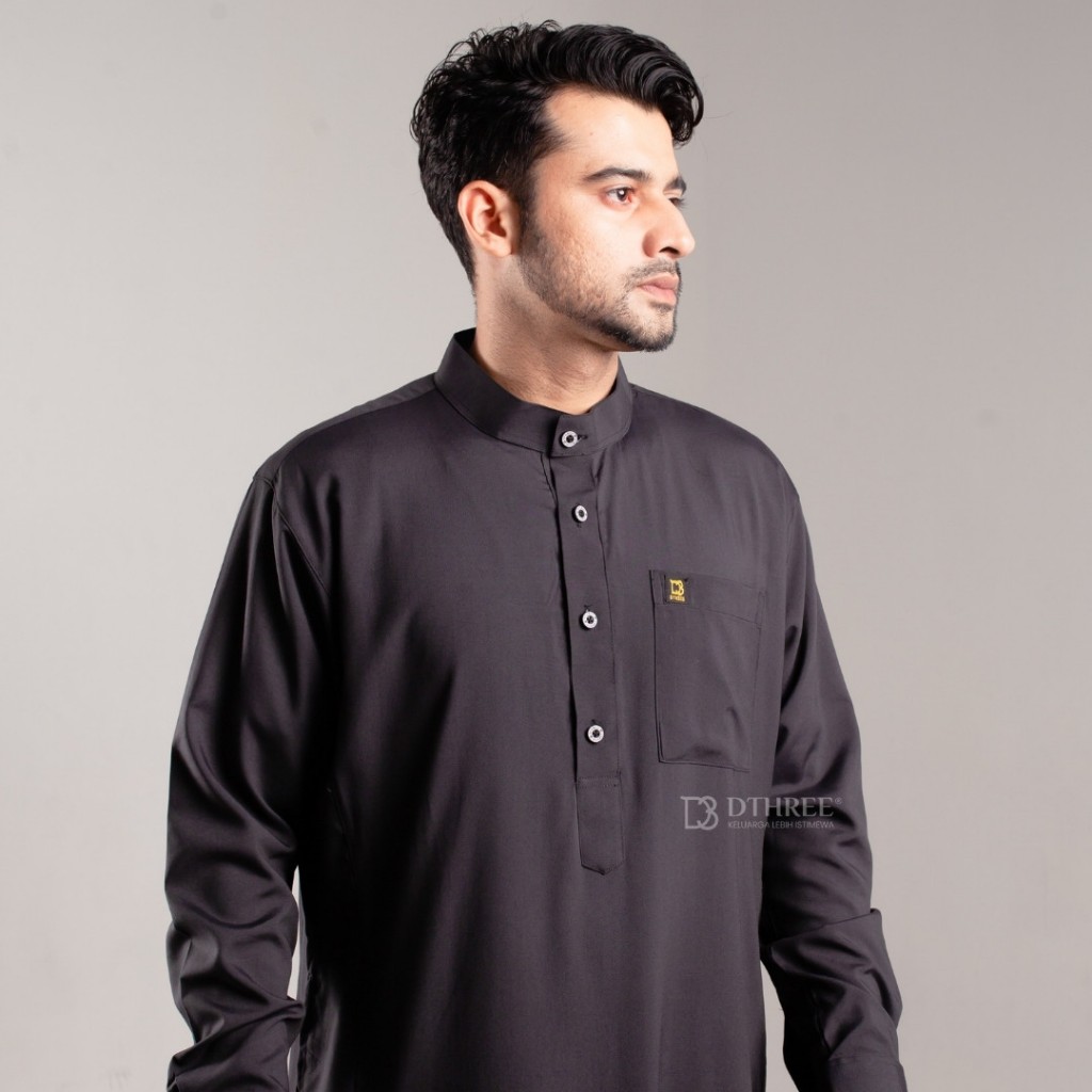 ORIGINAL Dthree - Rumi Jubah ( Putih ) Thobe Slim fit Dewasa Lengan Panjang Jubah Pria Dewasa Jubah