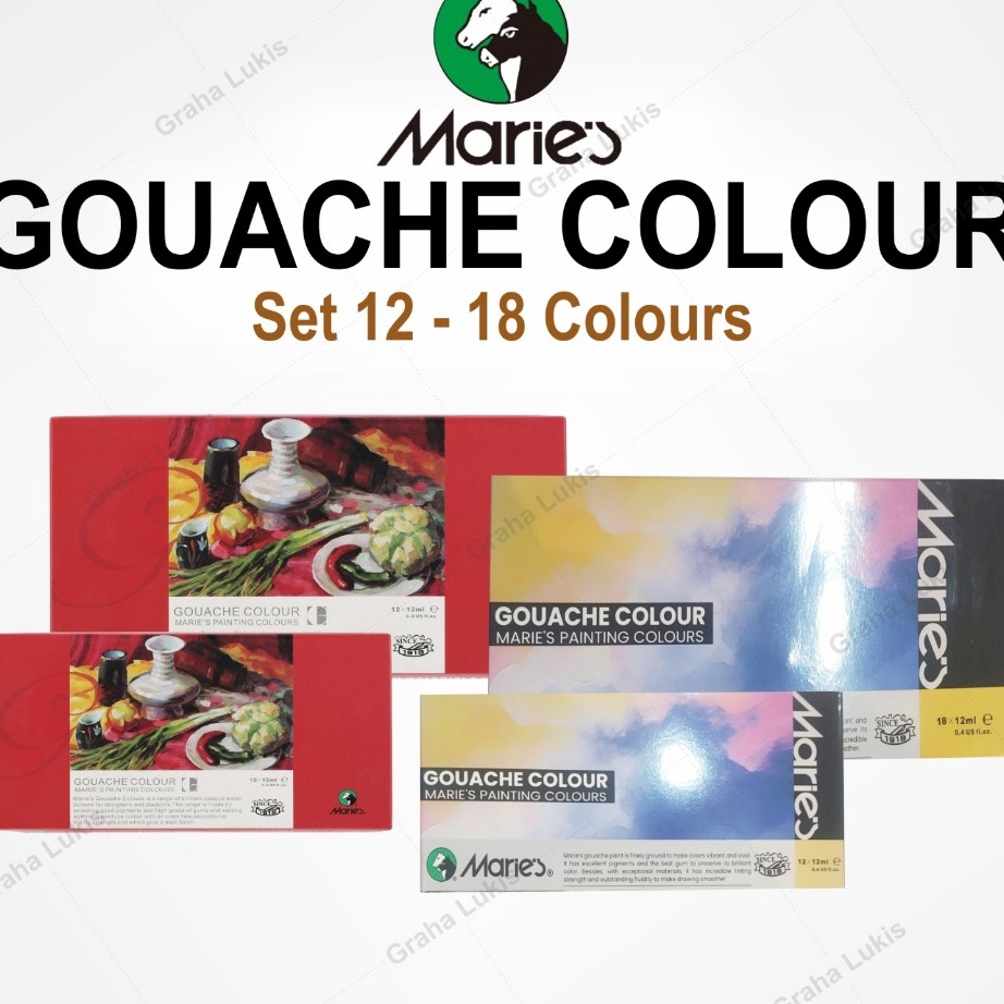 

Terlaris MARIES GOUACHE COLOR SET 12 SET 18