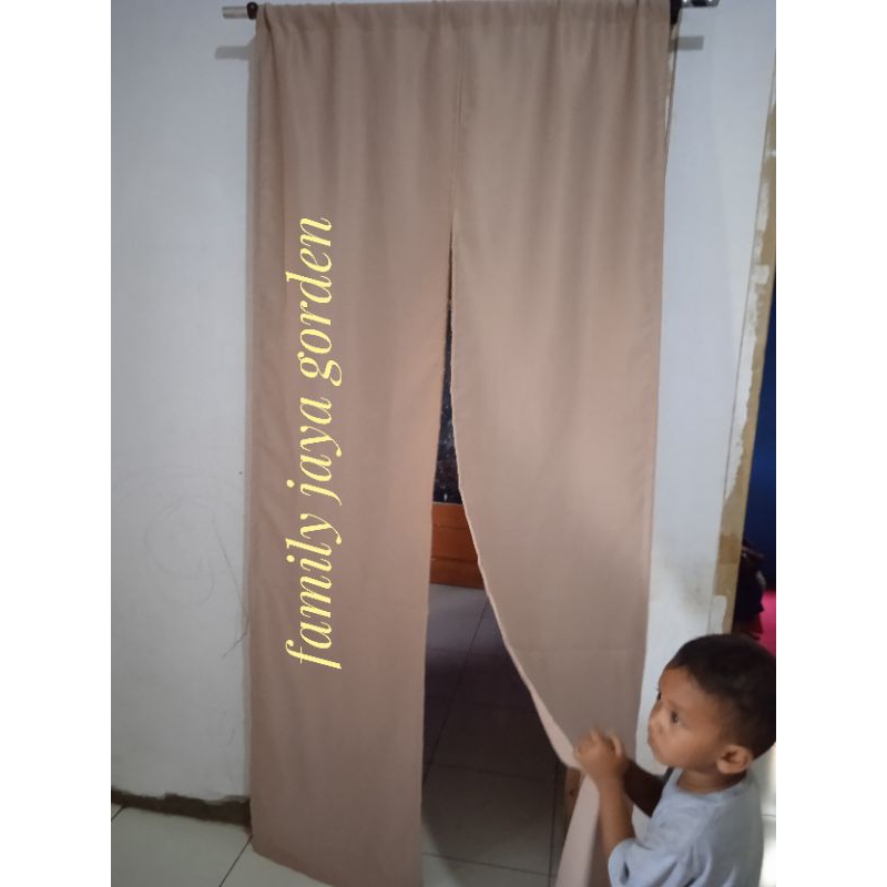 Gorden noren jepang kain blackout tirai noren jepang noren tirai pintu jepang