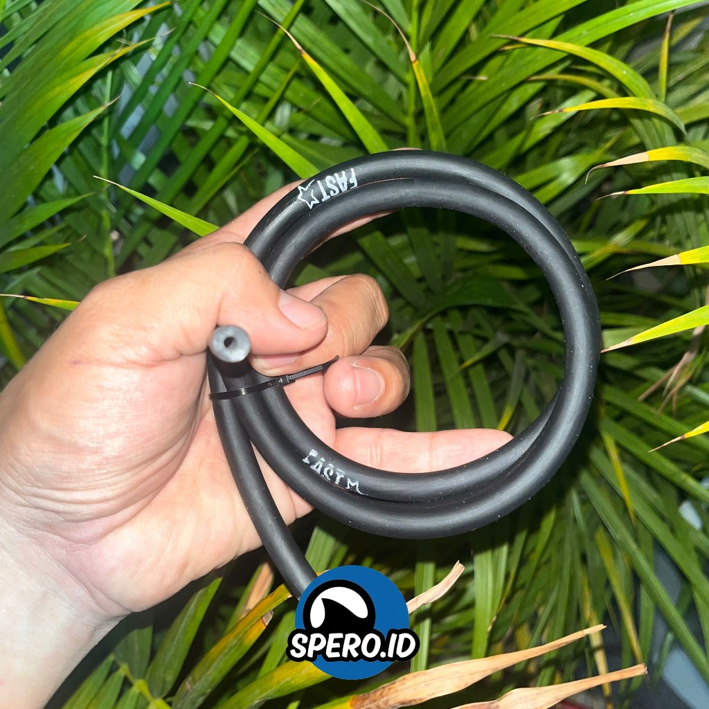 RB KARET 8MM KARET PANAH IKAN SUNGAI FULL HITAM PREMIUM FAST