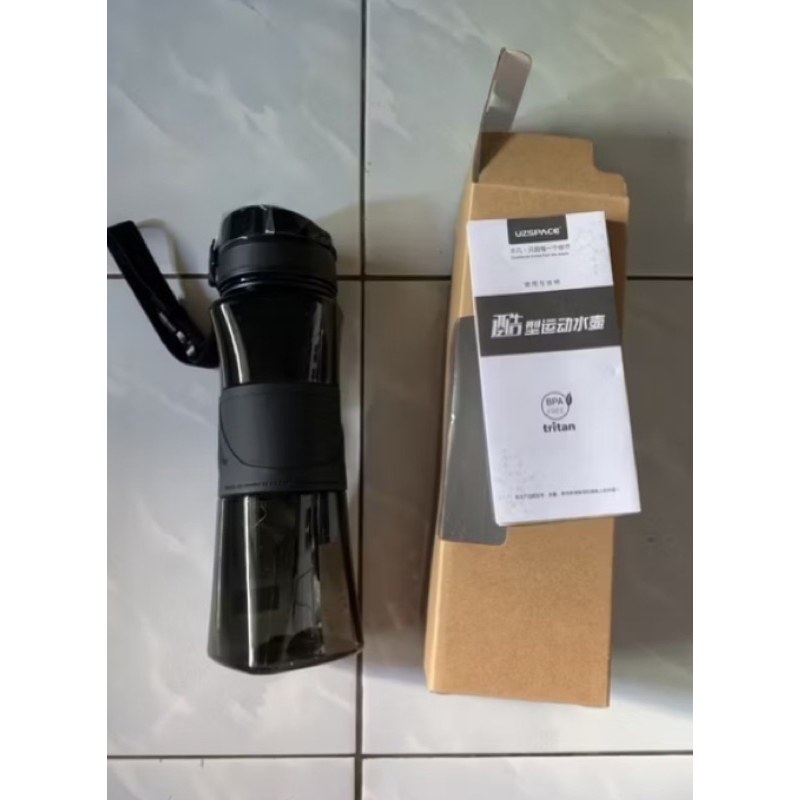 Uzspace Magic Ion Energy Bottle 700ml Black