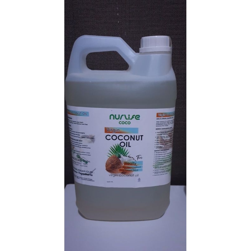 

VCO virgin Coconut Oil Nurlife 5000ml Drigen|Super Premium|