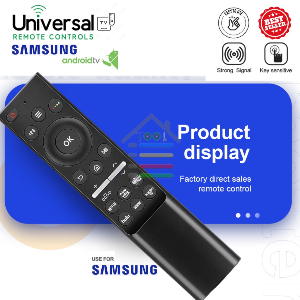 REMOTE TV SAMSUNG ANDROID SMART 4K CRYSTAL TV 32  55 INCH