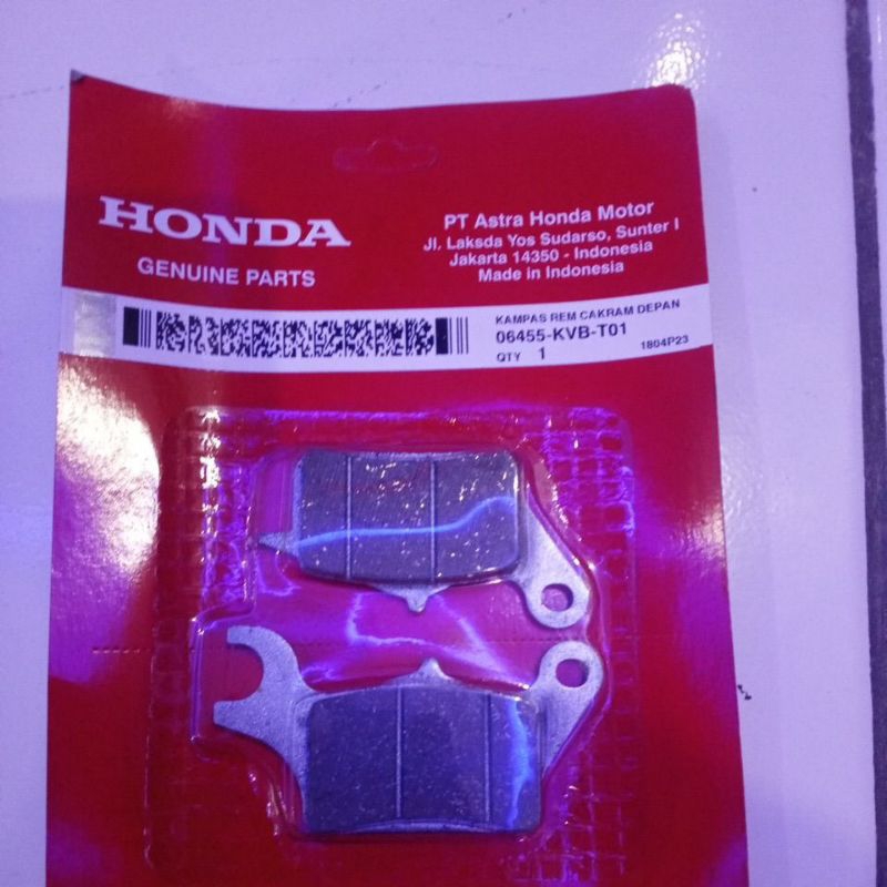 kampas rem depan beat vario original