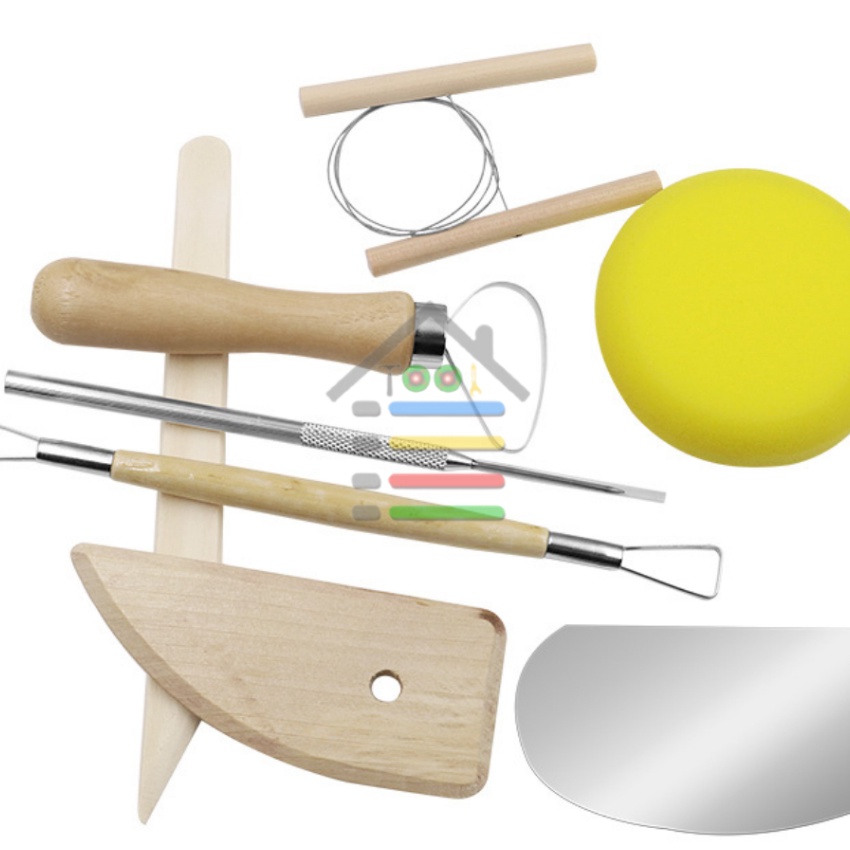 

KF7 ALAT UKIR PEMBENTUK KERAMIK TANAH LIAT TEMBIKAR SET 8 PC POTTERY CLAY