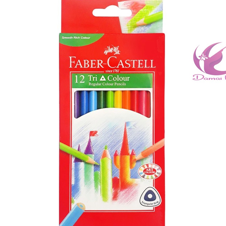 

Istimewa Faber Castell Colour Pencils Triangular Pensil Warna Triangular Isi 12