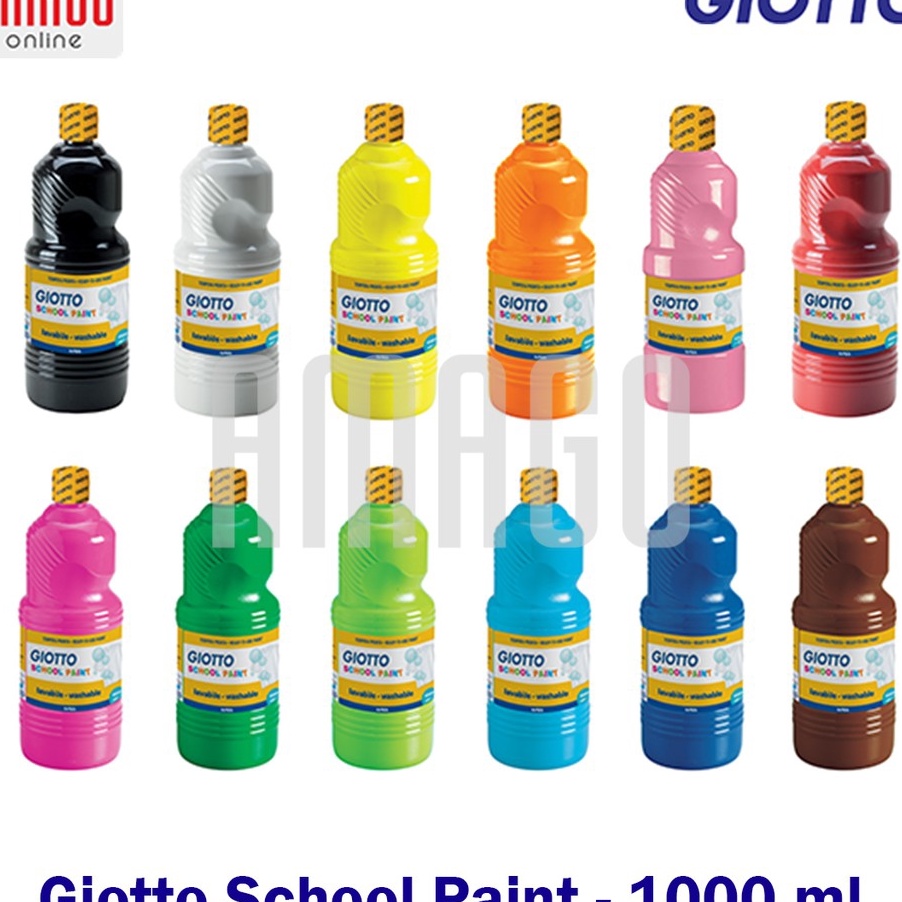 

KI3 GIOTTO School Paint 1 ml Cat Air Cat Poster Lukis Sekolah 1 liter pilih warna