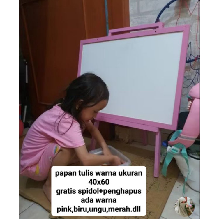 

ART L2D2 papan tulis warna ukuran besar 4x6cm free standingspidolpenghapus
