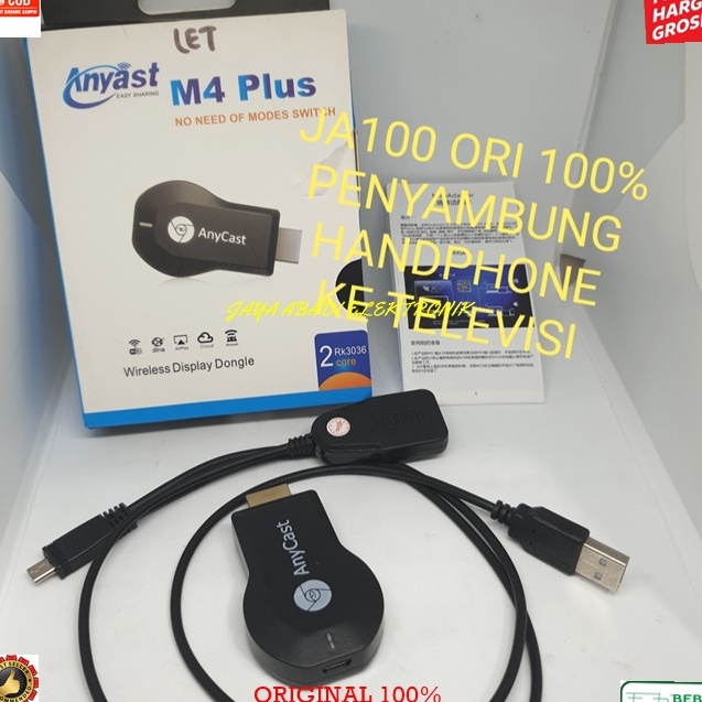 J1 ANYCAST ALAT PENYAMBUNG HP KE TV HANDPHONE KE TELEVISI DONGLE HDMI MIRAE CAST PENGHUBUNG WIRELESS