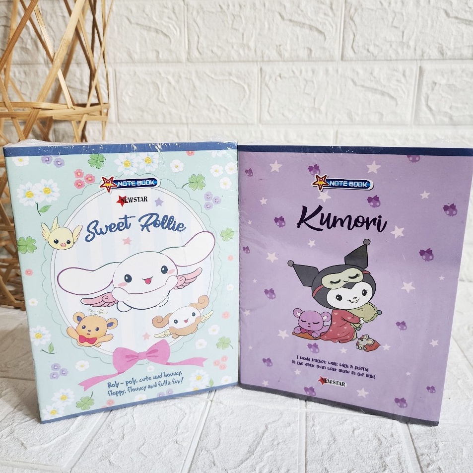 

Harga Terupdate BUKU TULIS NEWSTAR 58 LEMBAR KARAKTER LUCU KUROMI CINNAMOROL ISI 1