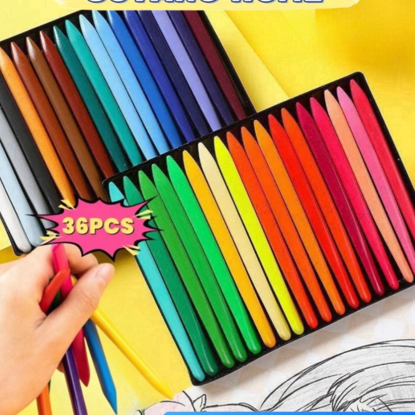 

Sale SUTANGHH QUALITY Crayon Lab Non Toxic Crayon Triangular Crayon Lab Triangle Crayon Plastik Anti Kotor Tangan