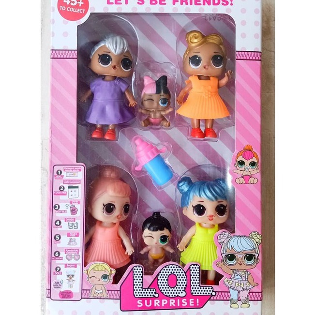 Diskon Murah  Lol Surprise Figure SCA132 Hiasan Kue Boneka LOL  mainan anak