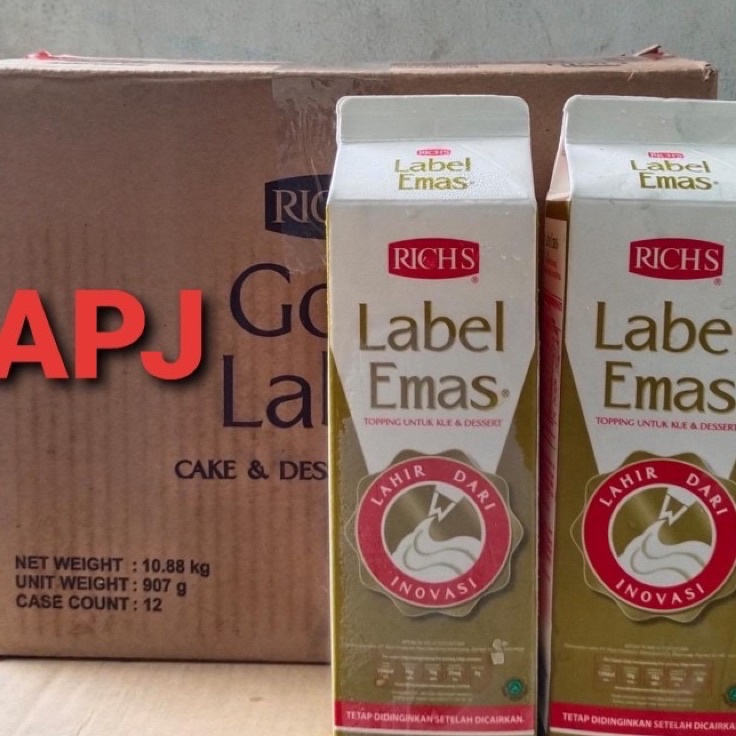 

Eksklusif Rich Gold Label Label Emas 97gr