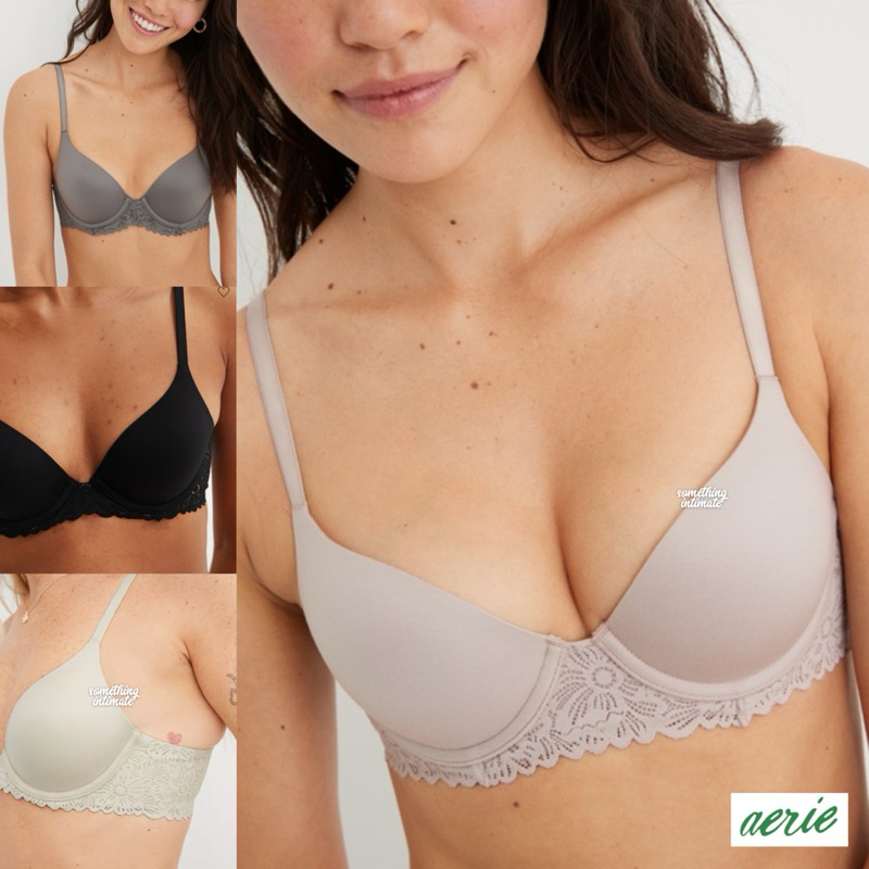 Aerie Real Sunnie Full Coverage Lightly Lined Blossom Lace Bra Import Sisa Export Branded Sale Cotto