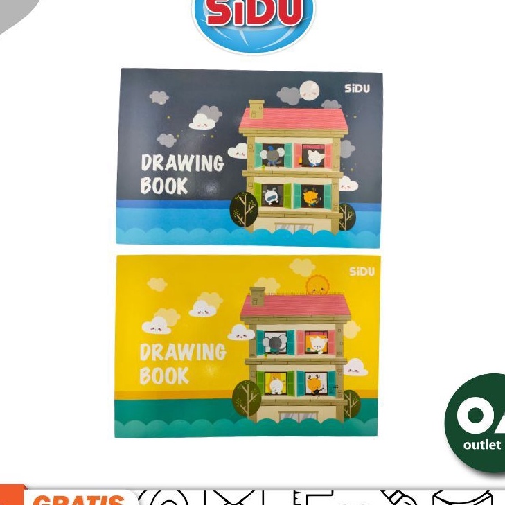 

Premium SIDU Drawing Book A4 isi 5 per Pack Buku Gambar