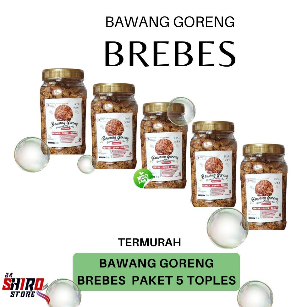 

JKL Bawang Goreng Brebes premium 5 pcs Termurah