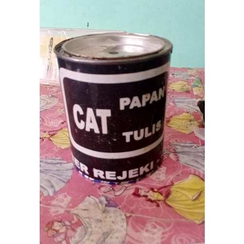 

FG2 Cat Minyak Papan Tulis 1 Kg Cat Papan Tulis Hitam BlackBoard Chalkboard 1kg HITAM