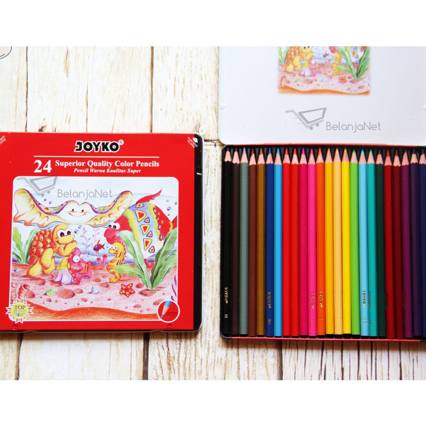 

KF7 Pensil Warna Joyko Kaleng 24 Color