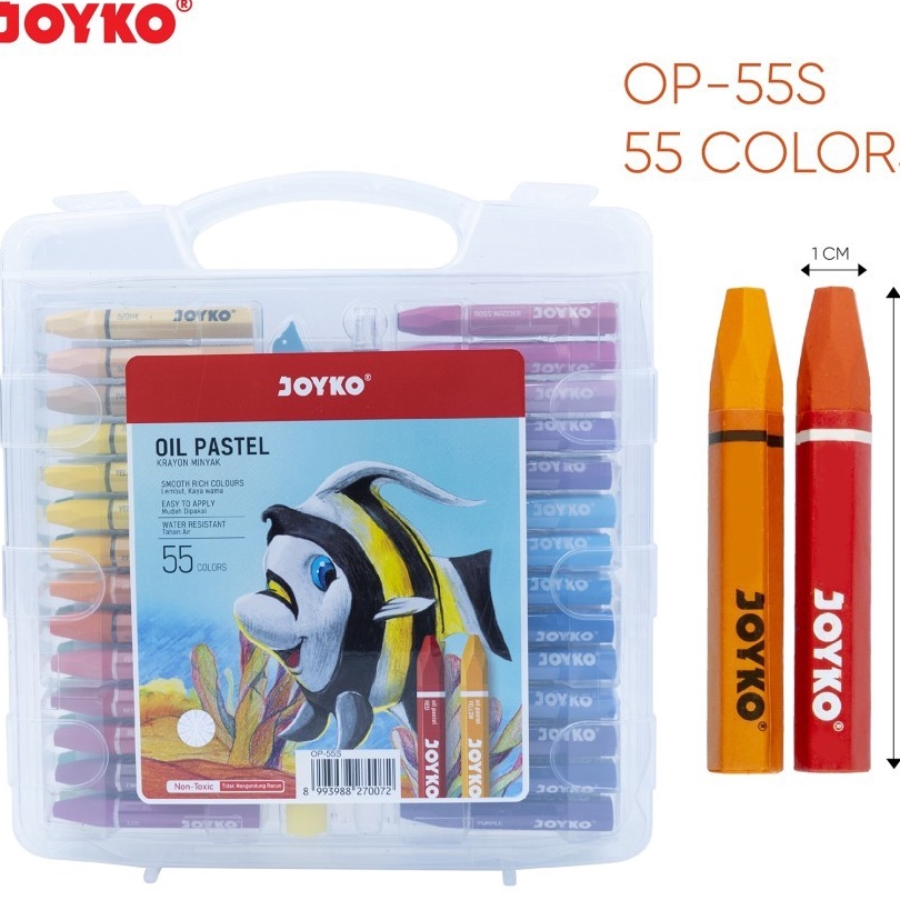 

KI3 Joyko Oil Pastel 55 Warna Crayon Minyak Joyko 55 Warna Krayon 55 warna Joyko Oil Pastel Joyko