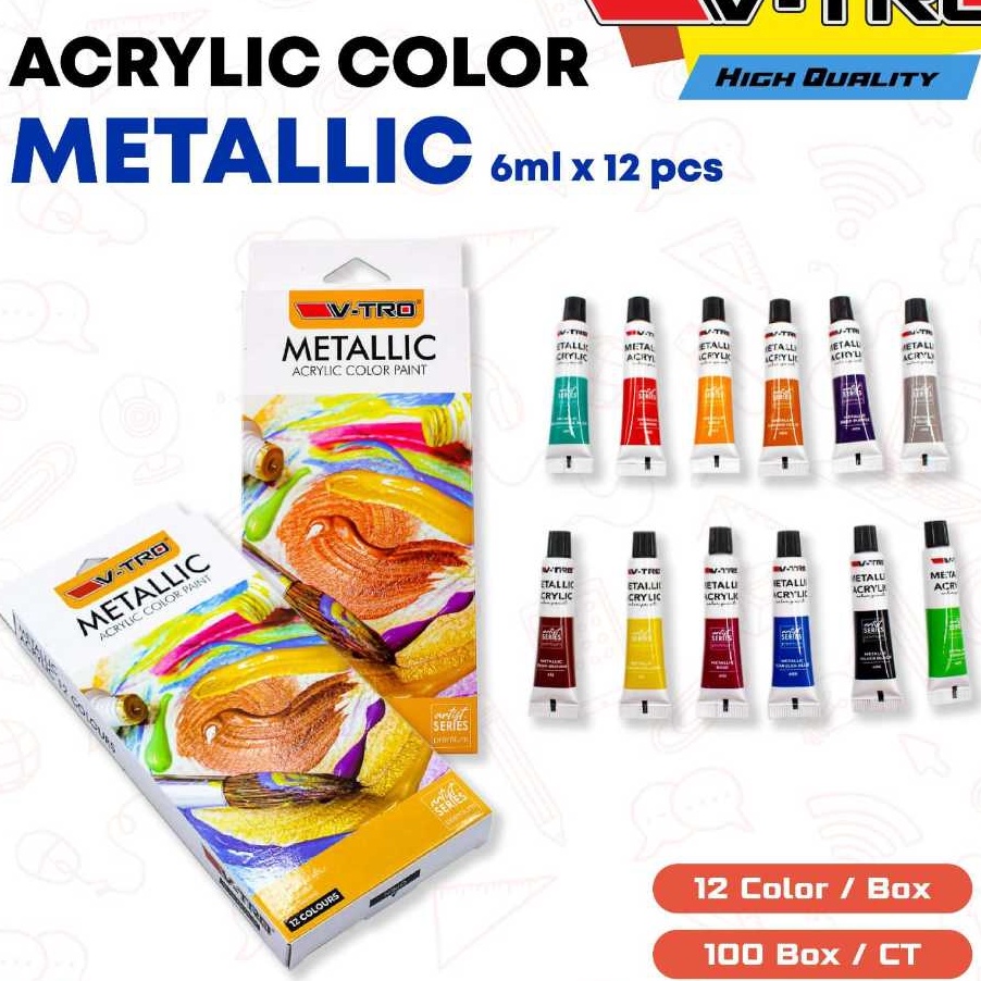 

KI3 Cat Akrilik Acrylic Color 12 Warna Colors