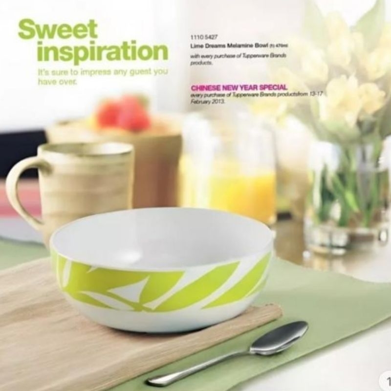 Dreams Line Melamine Bowl Tuppy Malaysia 70.000/pcs