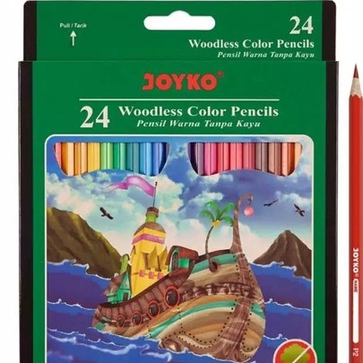 

Cashback ISTA Joyko Pensil Warna 24 Warna Panjang CP14