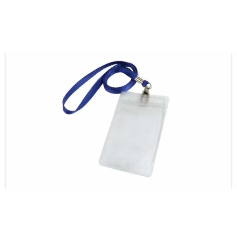 

PALI Plastik ID Card dan tali ukuran B4 155 mm x 106 mm plastik tipis. lanyard name tag