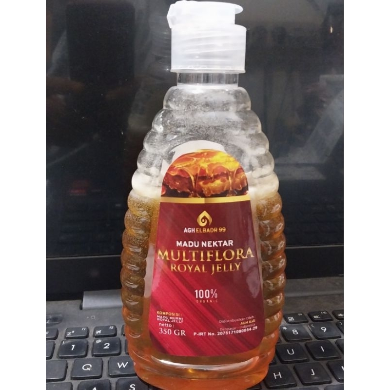 

Agh madu nektar multyflora royal jelly 350 ml/madu asli royal jelly /madu murni