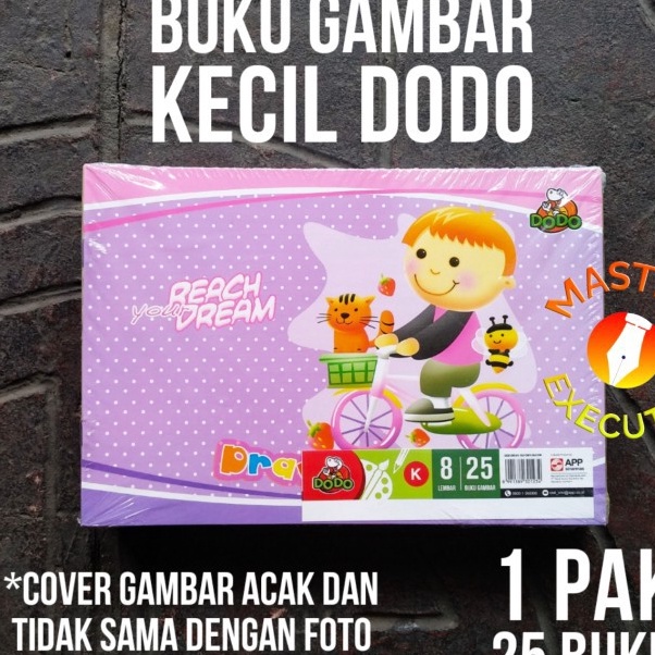 

Potongan Pak 25 Buku Dodo Buku Gambar Kecil Drawing Book Menggambar