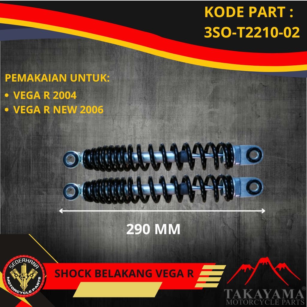 SHOCKBREAKER BELAKANG SHOCK BELAKANG VEGA R VEGA R NEW TAKAYAMA