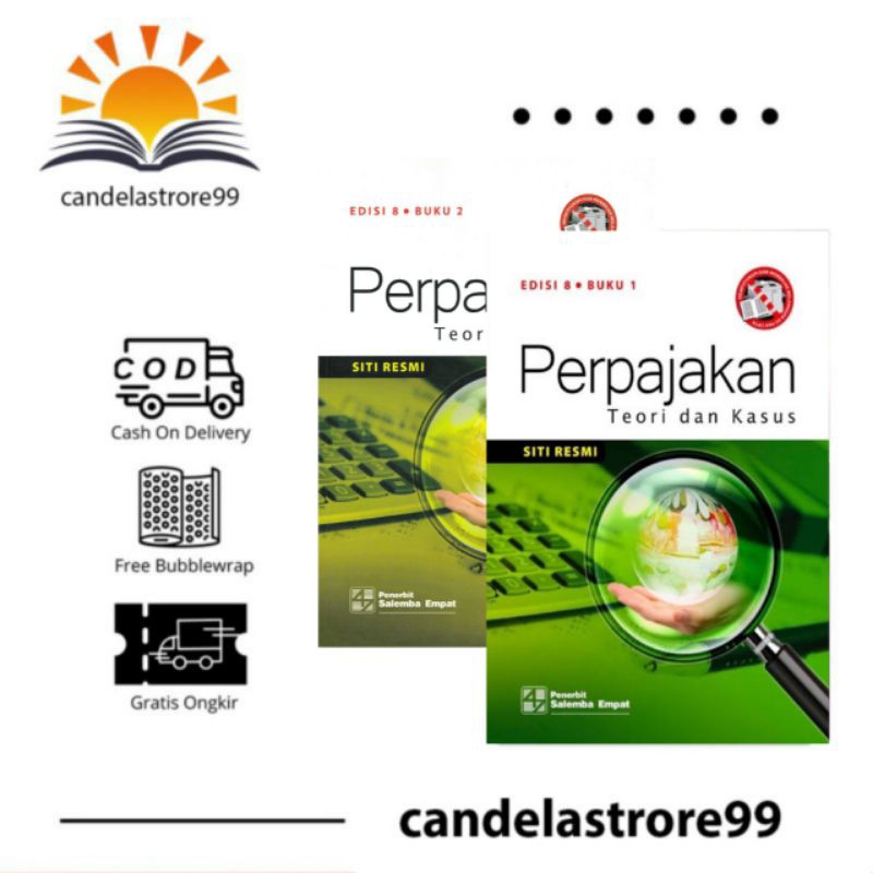 PERPAJAKAN TEORI & KASUS EDISI 8 BUKU 1 DAN 2 BY SITI RESMI