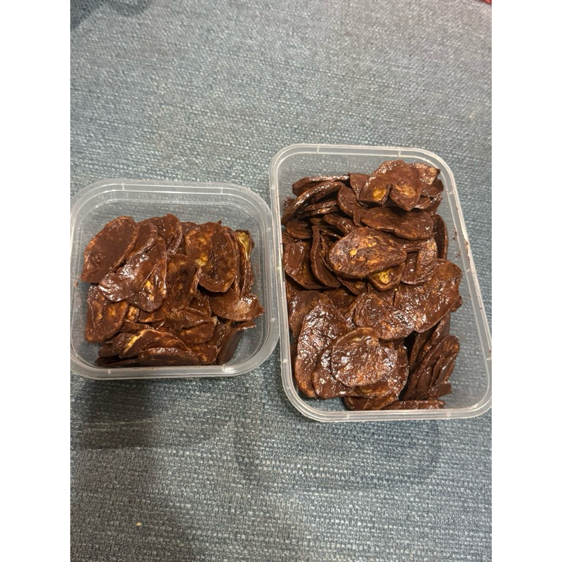 

Kripik pisang coklat