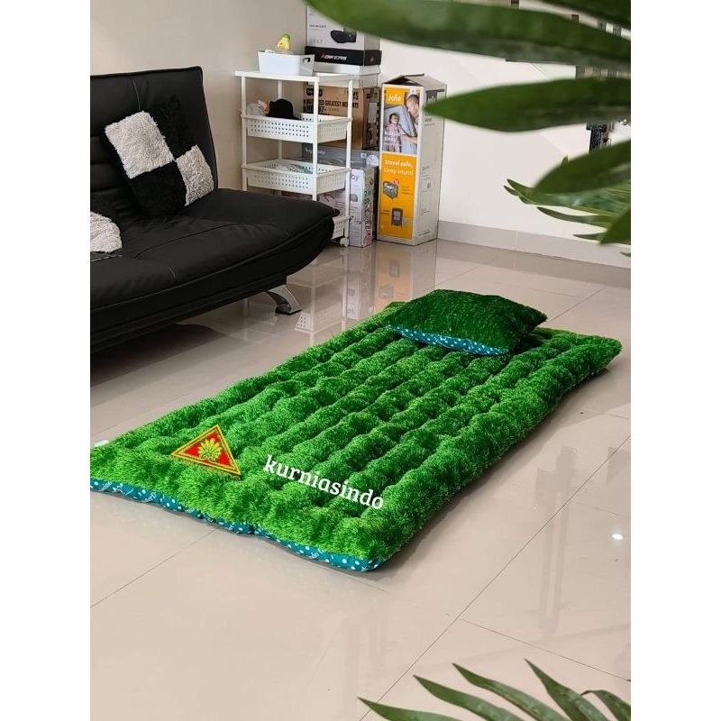 RB KASUR LIPAT 100% ORIGINAL/KASUR LANTAI SUPER TEBAL/Kasur Gender Bulu Rasfur ANTI